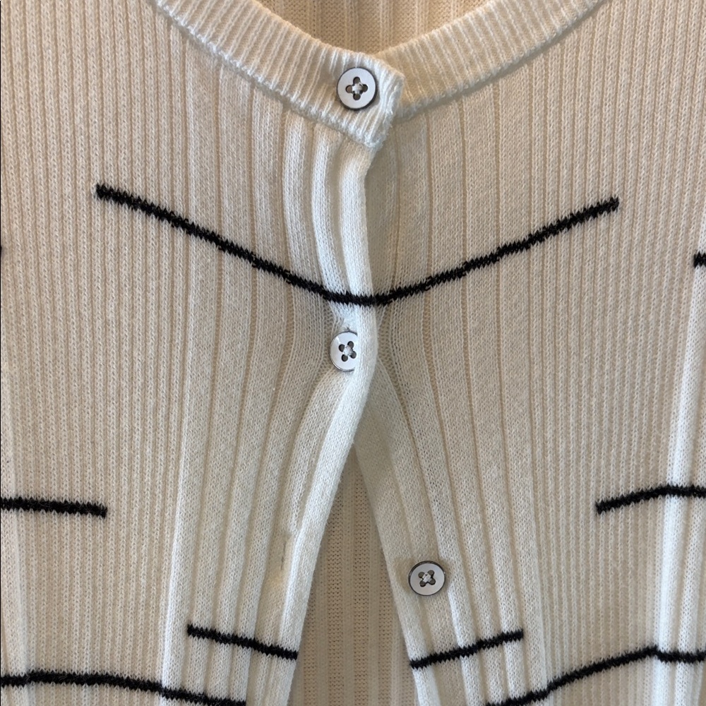 CAbi (#5638) Dashes Long Ribbed Cardigan - Picture 4 of 5